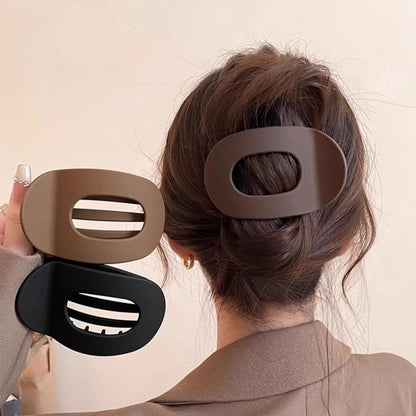 Sleek Oval Hair Clip Set