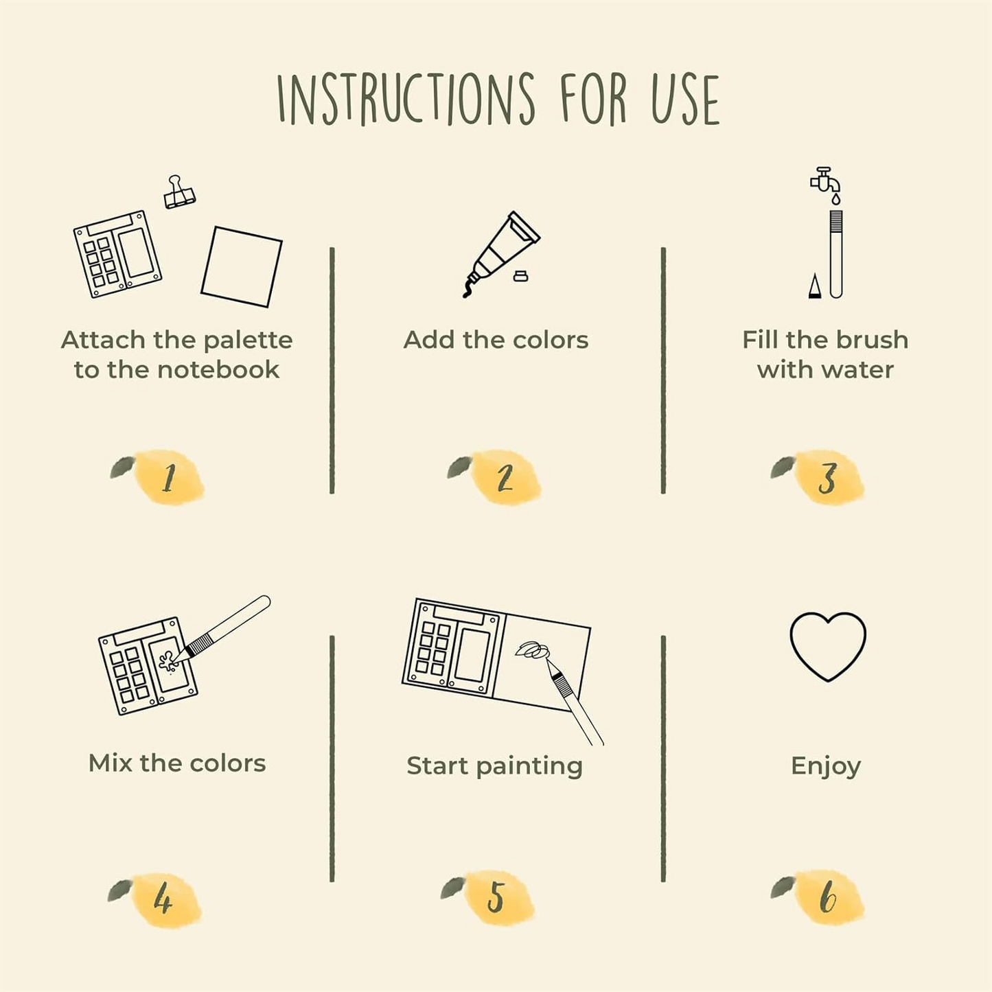 Mini Watercolour Painting Kit