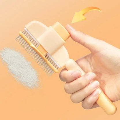 Gentle Anti-Shedding Cat Brush With Soothing Massage Effect