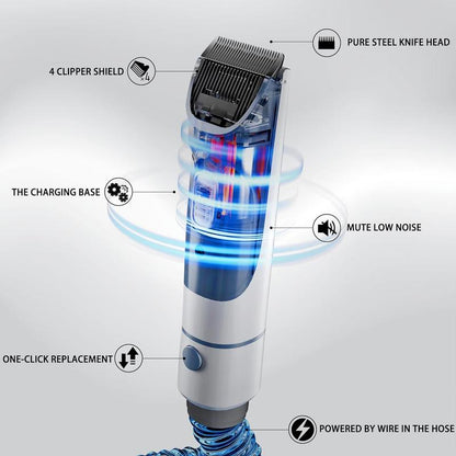 Pro Grooming Kit With Built-In Vacuum