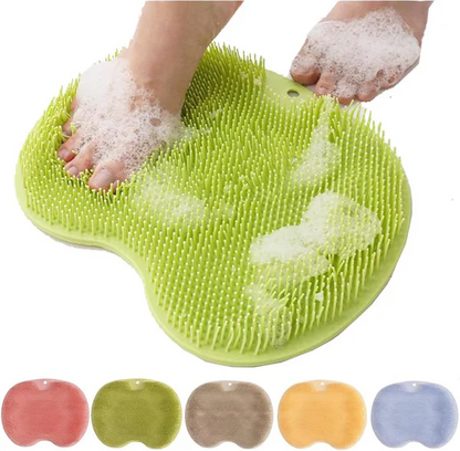 Luxurious Hands-Free Silicone Foot Scrubber Mat