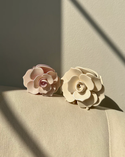 Elegant Eco-Friendly Rose Hair Clip With Durable Grip