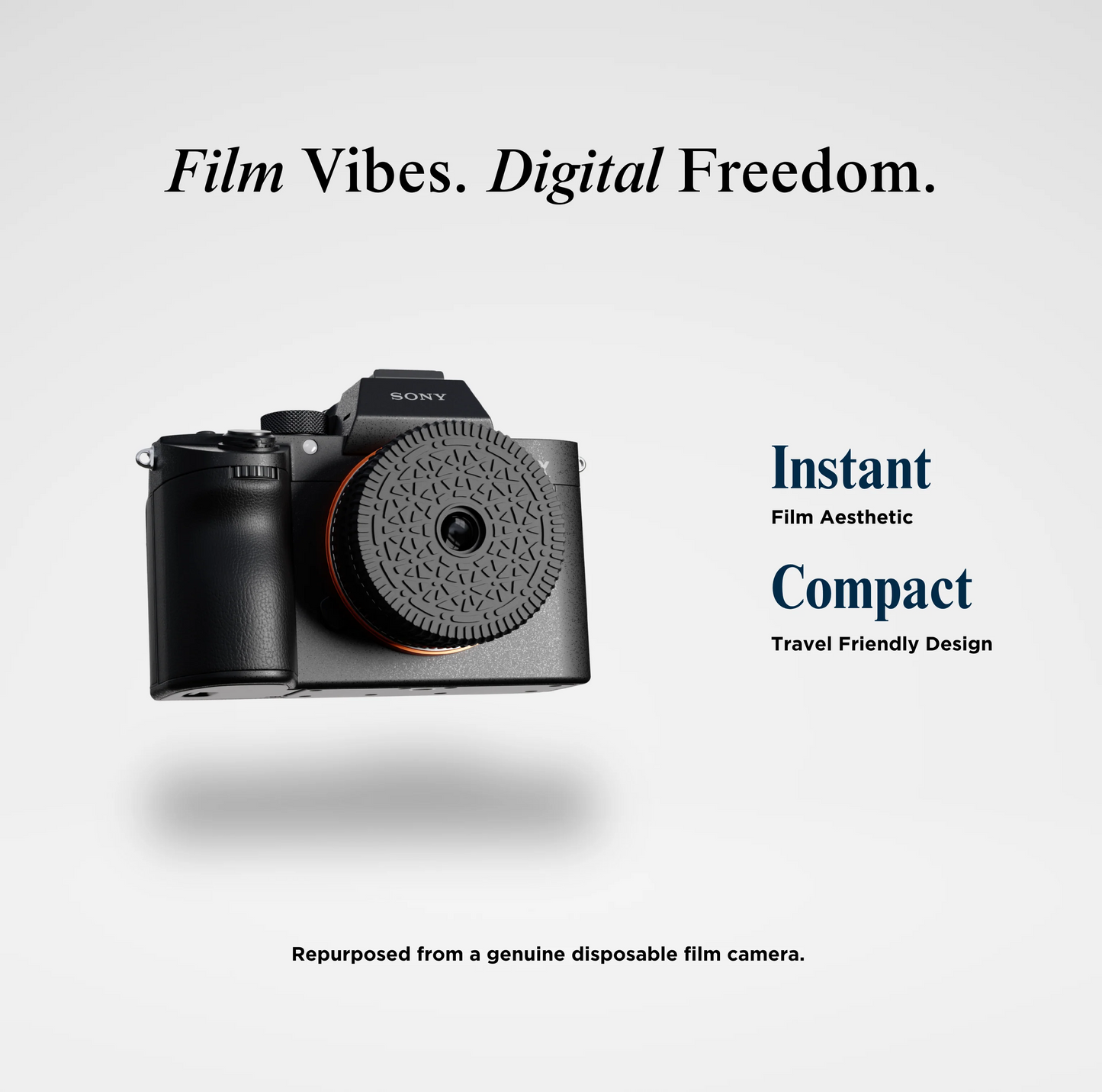 Reimagined Vintage Film-Style Camera Lens