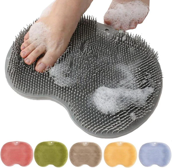 Luxurious Hands-Free Silicone Foot Scrubber Mat