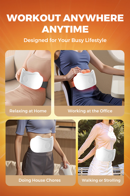 Slimming Heated Abdominal Belt For Fat Burn & Bloating Relief