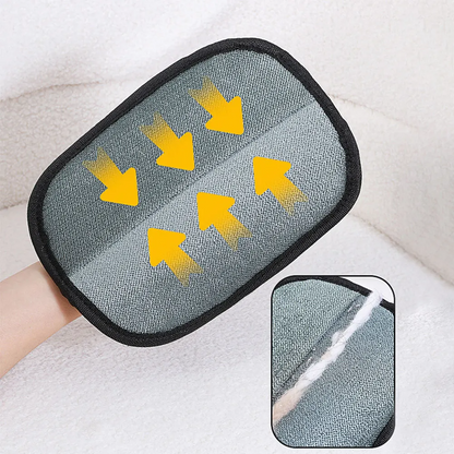 Efficient Double-Sided Pet Hair Removal Gloves