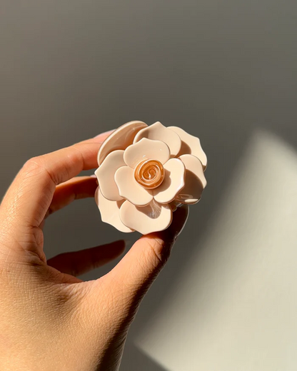 Elegant Eco-Friendly Rose Hair Clip With Durable Grip