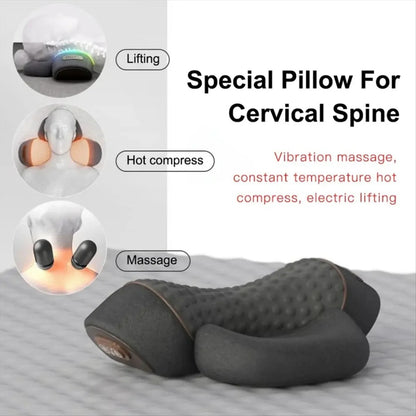 3-In-1 Heated Neck Massager For Instant Pain Relief & Posture Support